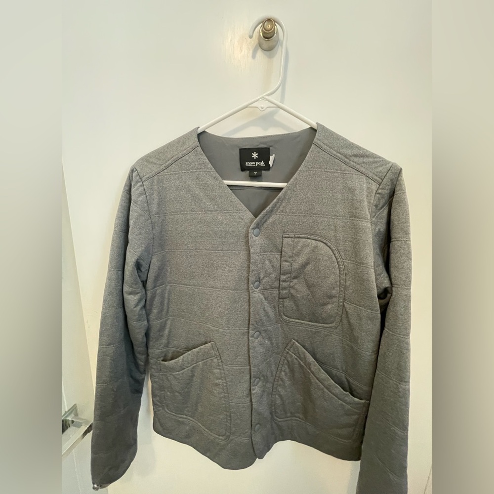 Snow Peak Insulated Cardigan - Grey - Size 2 (Unisex)